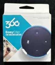 NEW - EasyClip 360 For Amazon Echo Dot (2nd Gen) Wall Mount - White (360573)