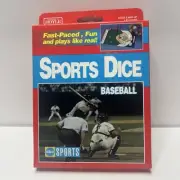 Sports Dice Game Baseball Box Sealed Hoyle ABC's Wide World of Sports