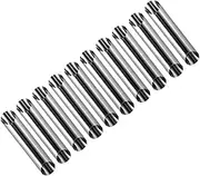 BRIGHTFUFU Stainless Steel Bread Molds Set 20pcs Loaf Croissant Pans Tube Shape for Baking Pastry
