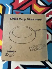 Unbranded White Plug In USB Coffee Cup Mug Coaster Warmer Heater