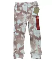 Grayson Collective Toddler Girls' Ribbed Leggings - Pink Tie-Dye 4T
