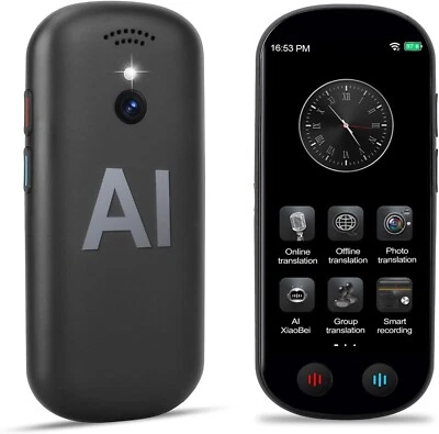 138 Languages AI Smart Foreign Language Translator Support Offline Translation,