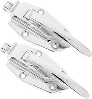 KONTONTY Durable Freezer Door Fasteners CT1060 Aluminum Handle Fridge Latch Spring Loaded Clamp Easy Installation Multipurpose Lock