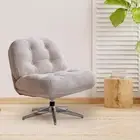 Gaming Chair Sofa Chair Lounger Minimalist Corduroy Lounge Seat Desk Chair