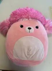 NWT Squishmallow Kellytoy Plush Chloe pink poodle 18”