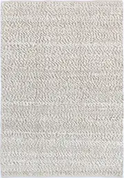 Merkala Contemporary Beige Wool Rug