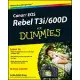 Canon EOS Rebel T3i/600D for Dummies