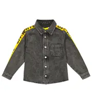 [Off-White Kids] Off-White Kids Logo denim shirt Y 10 grey