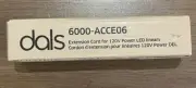Dals Lighting 6000-ACCE06 6" Extension Interconnect Cord for PowerLED Linear NEW