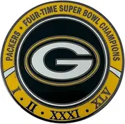Pro Specialties Group NFL Unisex Vintage Style Logo Pin 1 Inch, Team Colors, One Size, Small