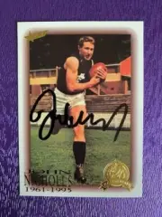 1996 Select AFL HALL OF FAME John Nicholls Carlton SIGNED Card LEGEND