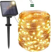 20M/65FT 200 Leds Solar Fairy String Lights Outdoor,Fairy Christmas Light 8 Sola