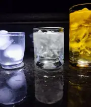 12 pcs (1 Set) Clear LED Light-Up/Flashing Party Sticker Coasters Glasses Bottle