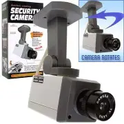 2 FAKE REALISTIC MOTION DECTECTION SECURITY DUMMY VIDEO CAMERA activation light