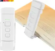 Bedside Book Reading Lamp, Portable LED Reading Light with Clip, 3 Amber Colors