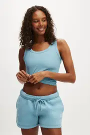 [Body] Body - Active Rib Tank - Retro denim blue XL RETRO DENIM BLUE