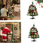 WEROYAL DIY迷你聖誕樹套裝桌面聖誕樹裝飾LED聖誕樹裝飾道具