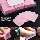 Debris-free Nail Pads Disposable Makeup Tools Lint-free Wipes for Gel Polish