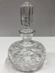 Vintage Waterford Irish Crystal Cut Glass Perfume Bottle Vanity Decanter