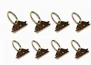 2/4/8/12 Packs Steel E-Track O-Ring Tie-Down Anchors for E-Track Tie-Down System Secure Cargo in Enclosed Flatbed Trailers Automotive Fasteners and Clips(8 Packs)