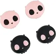 GeekShare Cute Xbox One Controller Thumb Grips, Soft Silicone Thumbsticks Cover Caps Set Compatible with Xbox One Controller, 2 Pair / 4 Pcs - Pink Skull