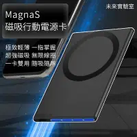 在飛比找Yahoo!奇摩拍賣優惠-【未來實驗室】 MagnaS 磁吸行動電源卡 行動電源 行動