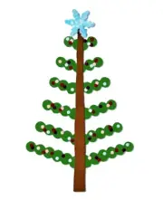 Christmas Tree and Snowflake Sizzix Bigz Die by Basic Grey 657058 NEW!