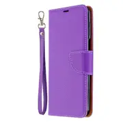 Litchi Pattern Hand Strap PU Leather Wallet Case For Redmi K30