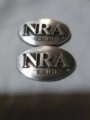 NRA National Rifle Association Lot of 2 Conchos with Screws