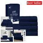 Hotel-Quality 600 Thread Count Sheets Set for Full XL Beds - Eco-Friendly Luxury