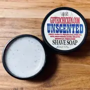 Unscented Shave Soap Jar