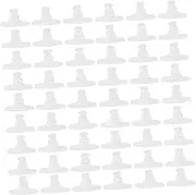 [COOPHYA] Silicone Earring Backs 100pcs Locking Backs Earring Stoppers for Pierced Ears