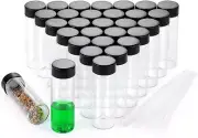 30Ml Clear Small Glass Vials 30Pcs with Screw Caps(30Pcs)