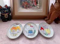 在飛比找Yahoo!奇摩拍賣優惠-中古Vintage日本三麗鷗小賞盤雙子星Kitty布