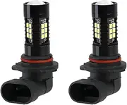 MAX COOL 2PCS 9006 HB4 LED Fog Lights 6000K White 3030 21 SMD Car Driving DRL Light Bulbs Daytime Running Lights