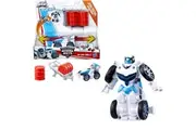 Playskool Heroes Flip Racers Pullback Transformers Rescue Bot Quickshadow Car Robot