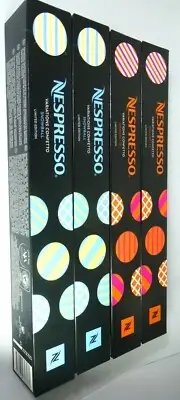 Nespresso 4 Sleeves ( Orangette,Snowball ) Limited Coffee Original Line OL,Read