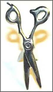 SCISSORS BRADS School Silver Color Sewing Card Making Crafts Scrapbooking
