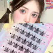 Glue-free Self-adhesive False Eyelashes Lashes Extension Eye Makeup Natural ~