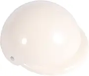 Kisangel 1Pc Pet Helmet Safety Hat for Dogs Sun Rain Protection Soft Padded Design Durable Pet Supplies White
