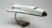 Project-921-3 Chinese Space Shuttle Mahogany Kiln Dry Wood Model Large New