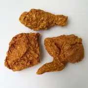 3 PCS Fake Fried Chicken Wing, Hip, Drumstick Artificial Faux Food for Display
