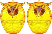 Wasp Catcher | Wasp and Hornet Trap - 2X Solar Bee Catcher with LED Light Reusable for Orchard Farm Garden Courtyard Outdoor