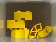 LEGO Parts - Yellow Brick Round 2 x 2 Macaroni - No 85080 - QTY 5
