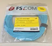 18M 50/125 OM4 Multi mode Fiber Patch Cable Aqua