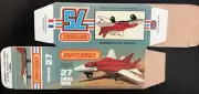 Matchbox Superfast #27 Swing Wing ‘77-‘82 Type L Repro Boxes