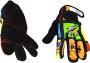[KIDDIMOTO] Kids Cycling Gloves| Anti-Slip Kids Bike Gloves for Boys and Girls| Full Finger Kids Mountain Bike Gloves for BMX, MTB Riding, Gymnastics, Scooters, Skateboard, Rollerblade.