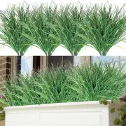 Fake Grass Plant Artificial Wheat Grass Plants Bushes Plastic Plants for Outd...