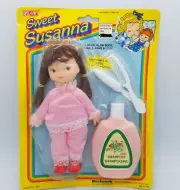 Sweet Susanna Woolworth New Old Stock Doll With Shampoo Bottle And Comb Brush
