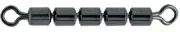 P-Line Pucci Black 5 Barrel Rolling Chain Swivels Size #3 Package of 5